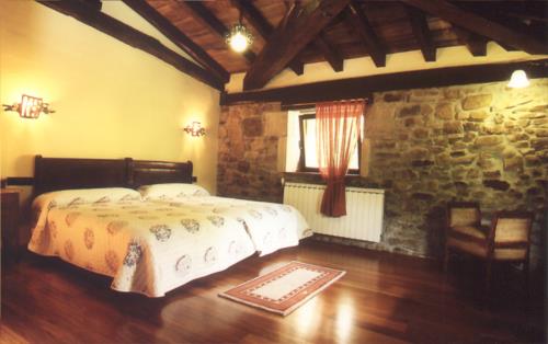 Habitación doble 1 agroturismo Pastain en Gipuzkoa