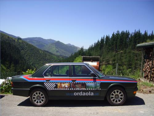 coche agroturismo Ordaola en el gran Bilbao Bizkaia