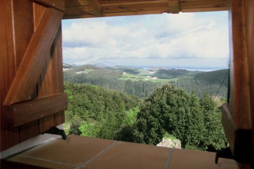 Paisaje 1 agroturismo Endeitxe en Bizkaia