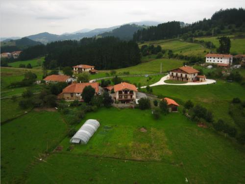 Paisaje 1 agroturismo Madalen Aurrekoa en Bizkaia 