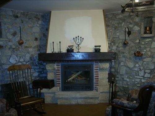 sala casa rural Oraindi en Bizkaia