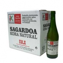 Sidra natural eusko Label Eula Caja 12bot.